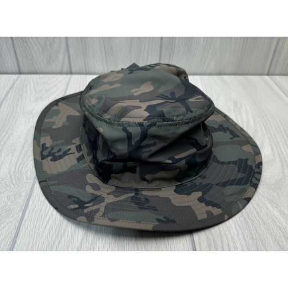 Hurley Back Country Boonie Hat UPF 50+ Floatable Bucket Hat Camouflage One Size - Picture 1 of 6